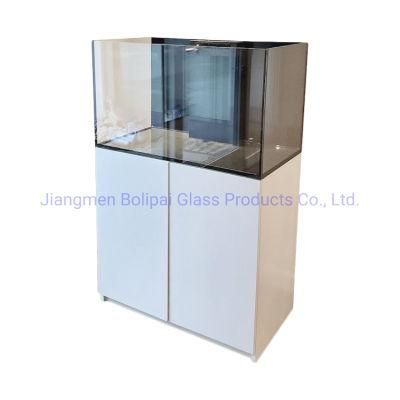 Custom Large Ultra Glass Fish Tank Aquarium with Sump Bottom Filter Tank