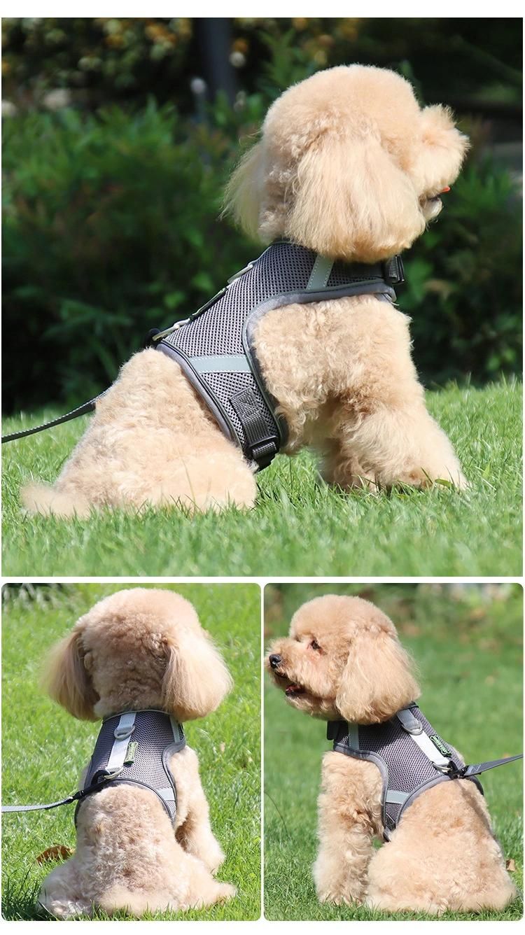 Wholesale Light Breathable Vest Dog Walking Rope Cat Universal Traction Rope Pet Chest Strap