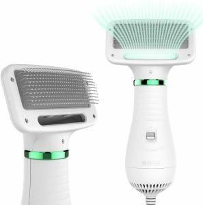 New Arrival 2 in 1 Pet Hair Dryer Brush Pet with Three Heat Settings