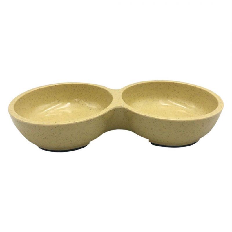 Pet Double Bowl Universal Double Bowl Small Dog Food Bowl