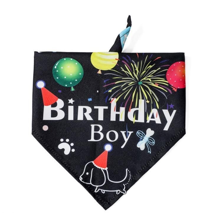 Birthday Bandana Hat Scarf Party Supplies Dog Bandana