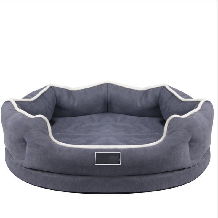 Fast Delivery of Memory Foam Velvet Pet Bed with 3 Colors Option
