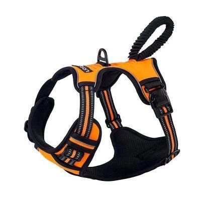 Wholesale OEM Manufacturer Reflective No-Pull Dog Harness with Bungee Handle