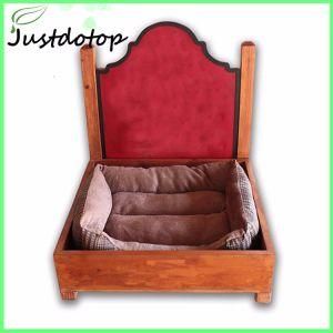 Cat Wooden King Sofa Bed with Cotton Mattress for Dog