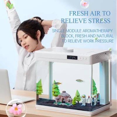 Yee Mini Aquarium Fish Tank Betta Fish Aquariun Table Tanks