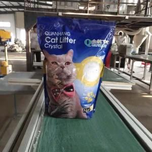 Factory Wholesale Silica Gel Cat Litter White with Blue 3%-5%, 1-8 mm