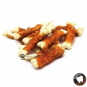 100% Natural Chicken Wrapped White Calcium Bones Pet Treats