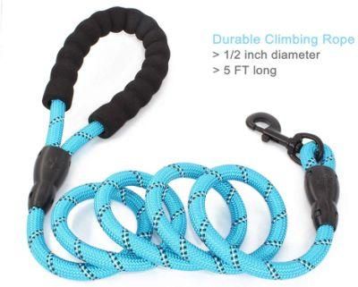 Reflective Dog Lead Strong Durable Slip Lead with 360 Tangle-Free Swivel