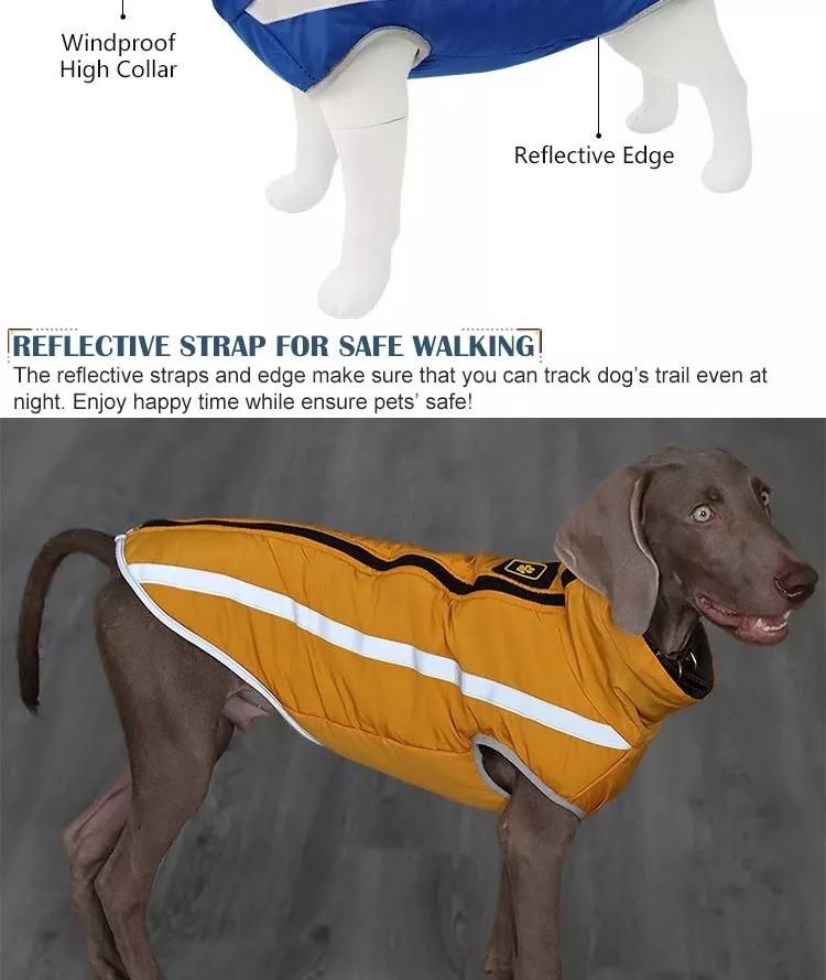 New Water Proof Dog Jackets Winter Pet Clothes Custom Designer Puppy Big Costume