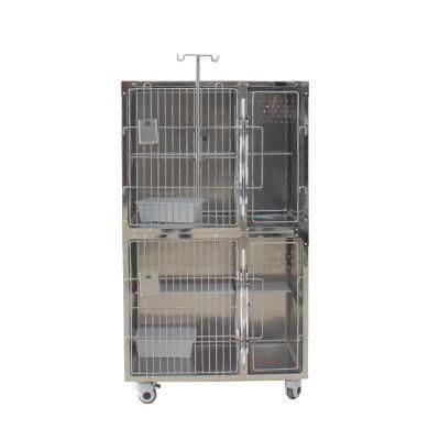 Vet Hospital /Clinic Use High Quality Cage Veterinary Stainless Steel Pet Cat Cage