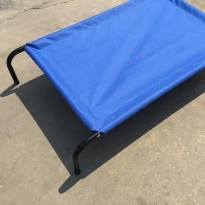 Elevated Pet Cot Indoor Outdoor Camping Steel Frame Bed