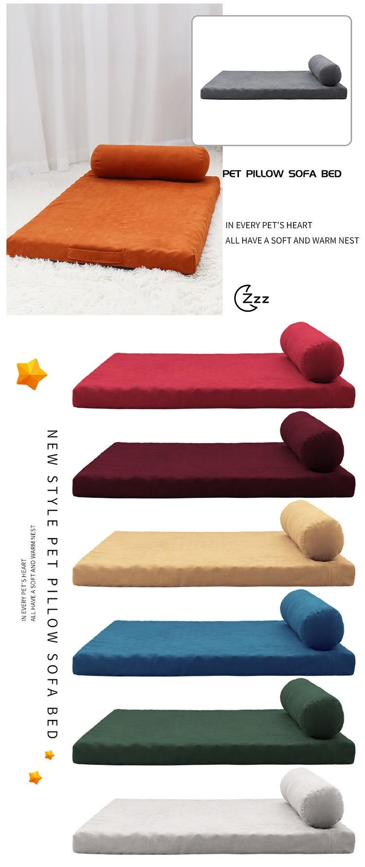 Customized Pet Beds Eco-Friendly Removable Washable Memory Foam Dog Bed