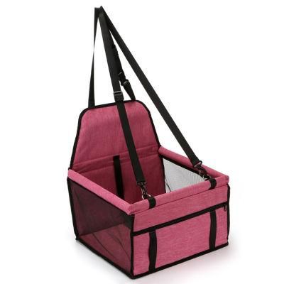Luxury PVC Bar Durable Folding Vent Cover Pet Car Seat Mat Dog Carrier Bag