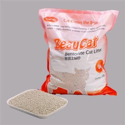 Super Absorbent No Dust Harmless White Raw Mineral Bentonite Cat Litter