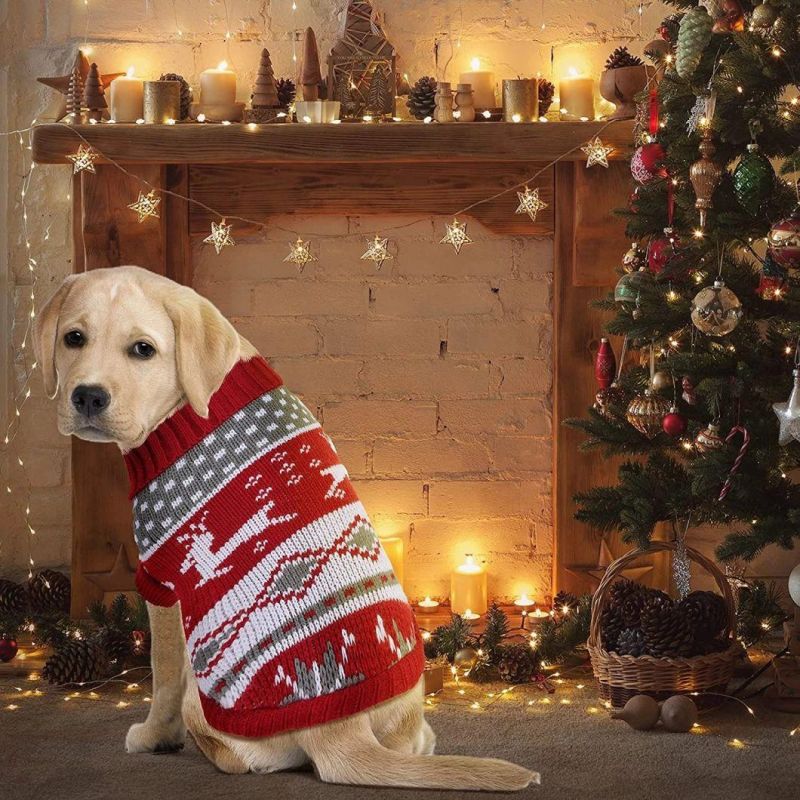 New Winter Small Medium Dogs Cats Clothes Warm Pet Sweater