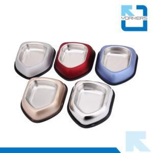 Wholesale High Quality Stainless Steel Colorful Dog Cat Food Bowl Pet Bowl