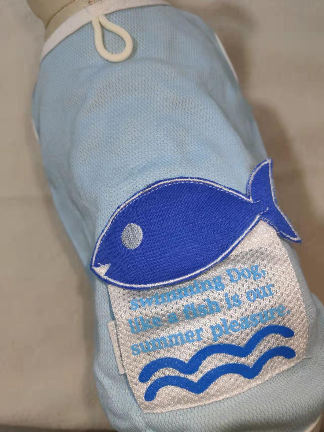 "Swimming Dog"Designer Clothes for The Pet Products
