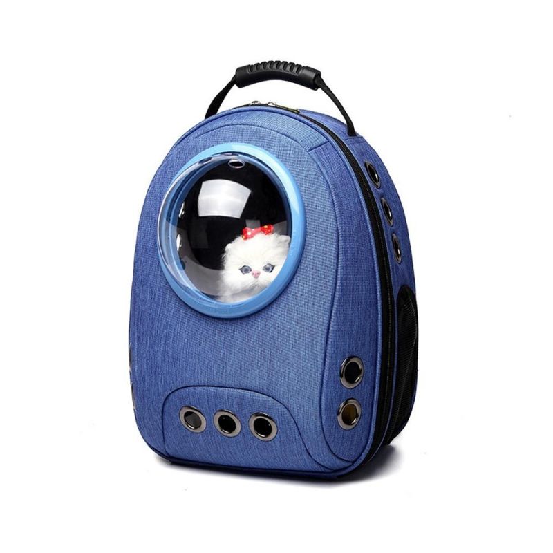 Transparent Breathable Pet Backpack Portable Cat Bag Cat Bag Can Be Processed Custom Pet Bag