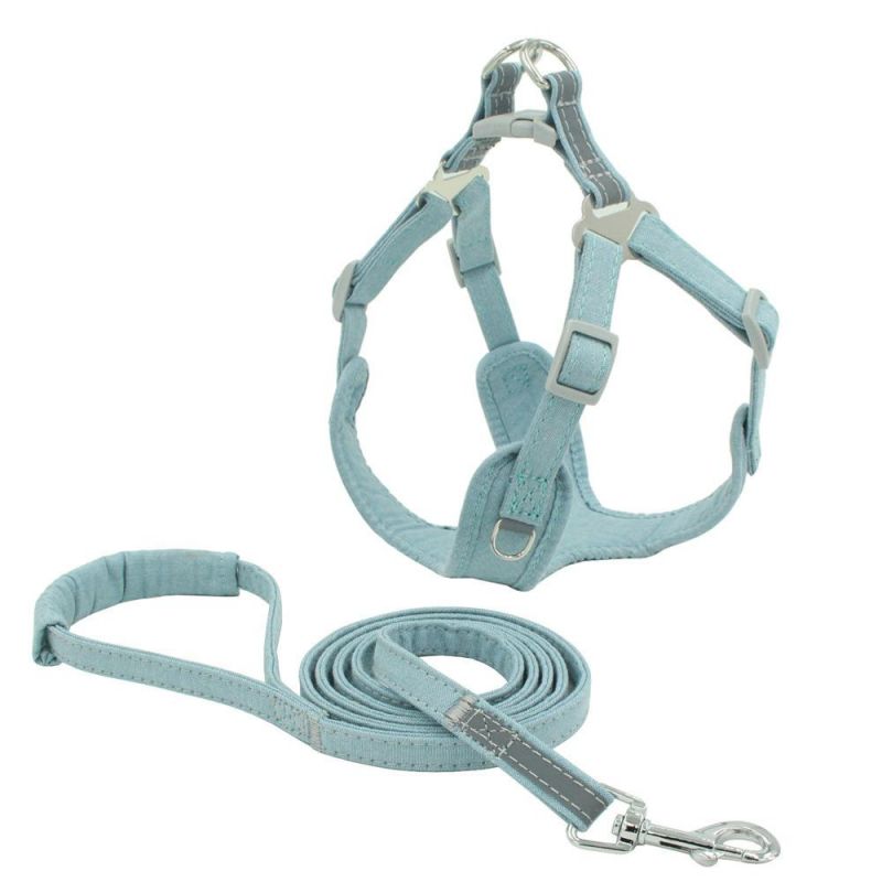 Desirable Adjustable Pet Dog Harness Leash Set Cotton Pet Harness