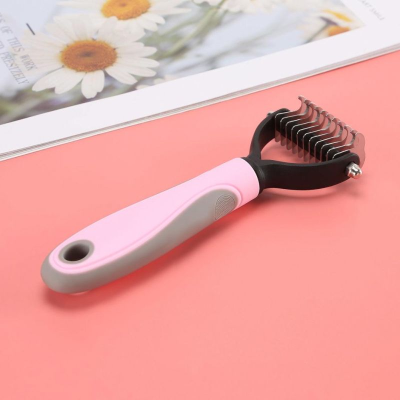 Hair Removal Comb Fur Trimming Dematting Deshedding Brush Grooming Tool