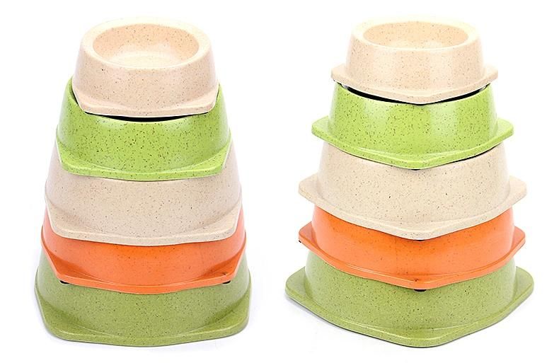 Excellent Material Bamboo Three Size Dog Food Bowl