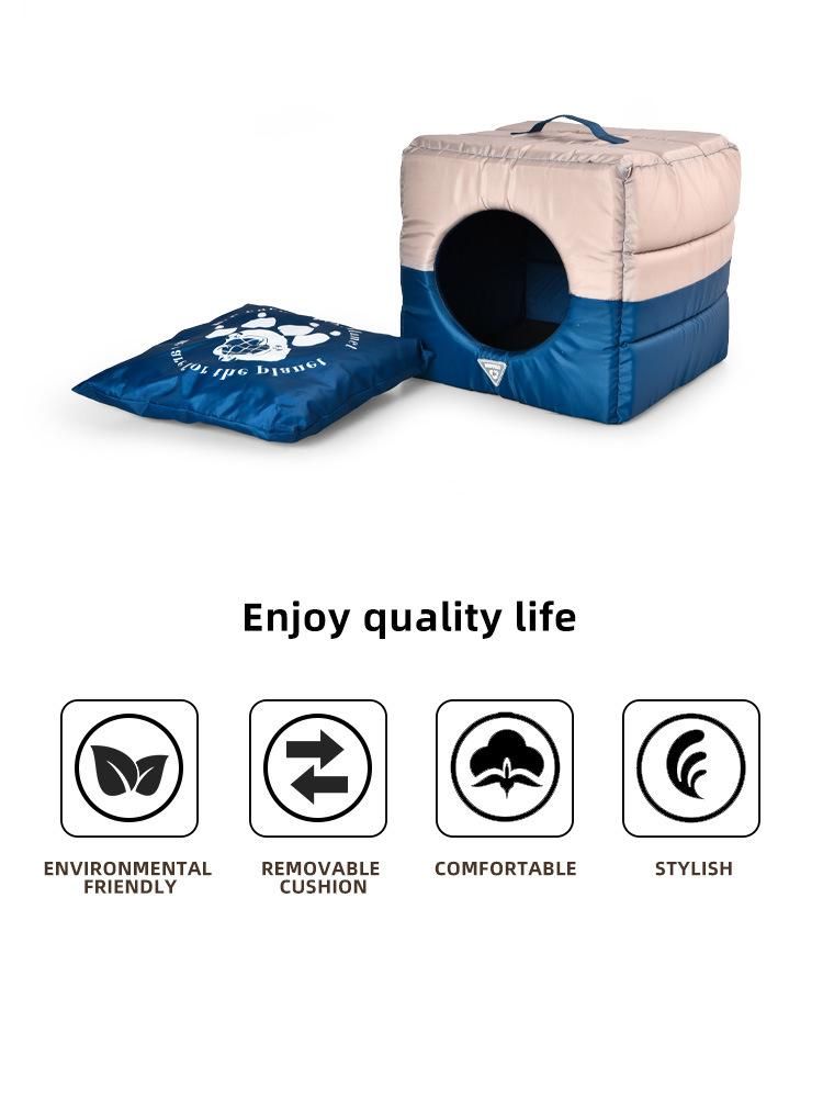 Recycling Material Water Proof Dog Bed Collapsible Dog Bed