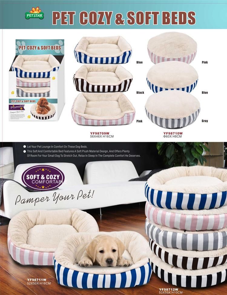 Manufacture Sale Customized Furry Pet Dog Bed