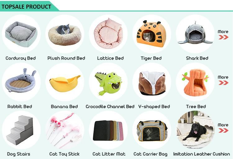 Dog Kennel Warm Winter Cute Cartoon Four Seasons Available Plush Dog Mat Cat Bed Pet Mat Cat Dog Supplies