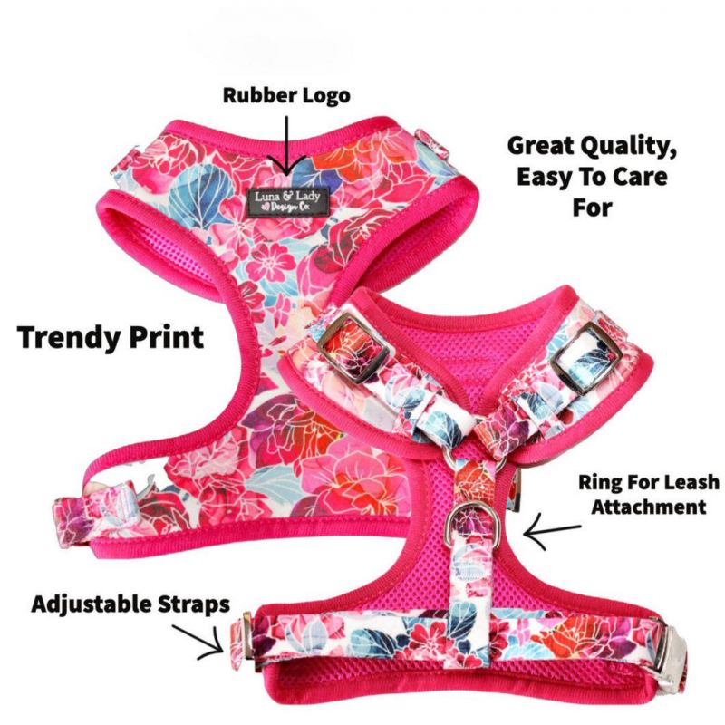 Polyester Dog Harness Custom Dog Harness with Metal Buckle Wholesale Personalized Dog Harness