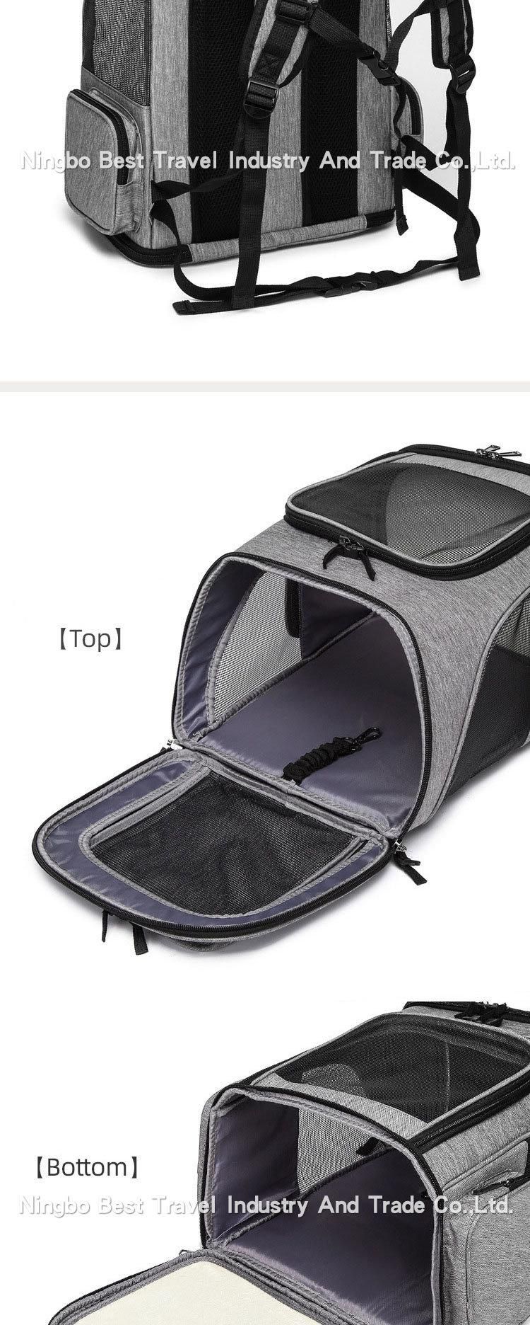 New Design Pet Backpack Convenient for Cat Dog Outing Pet Backpack Folding Bag Pet Carrier