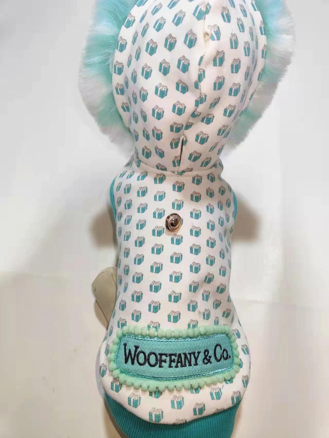 Wooffany & Co. Fashion Designer Dog Hoodie Pet Hoodie Pet Products Accessories