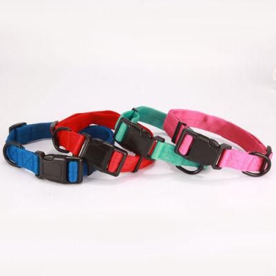 OEM Custom Luxury Personalized Logo Adjustable Blank Plain Interlaced Yarn Pet Dog Collar