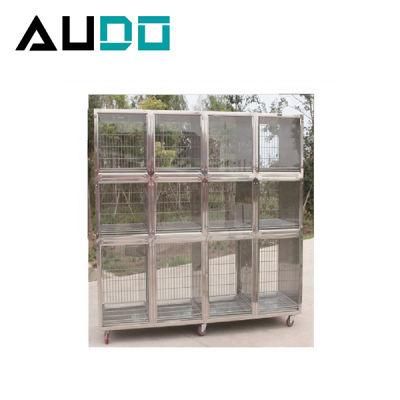 APC-08 Customizable Cages 304 Stainless Steel Pets Display Cages Animal Cages