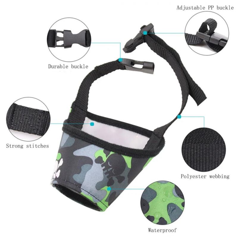 Adjustable Quick Fit Pet Muzzle Prevent From Biting Barking and Chewing