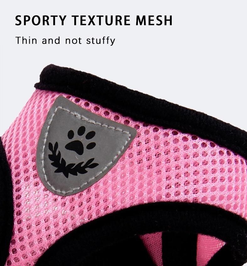 Double Side Mesh Material Adjustable Pet / Dog Harness