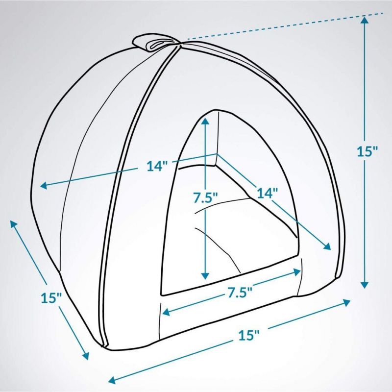 Cat Tent Kitty Bed Cat Hut with Removable Washable Cushioned Pillow