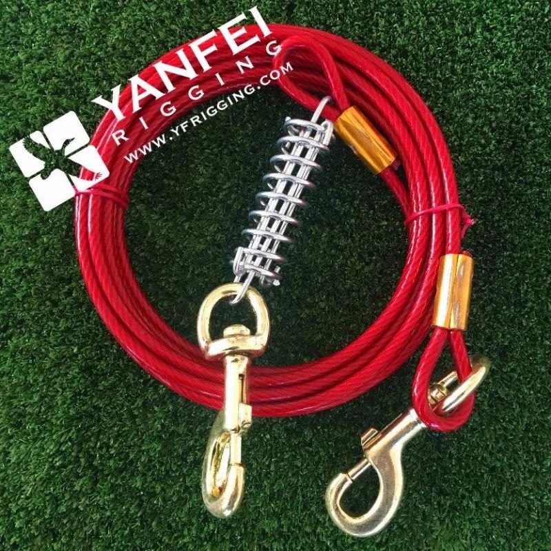 3/32′′-5/32′′ Medium Size Dog Tie out Cable with Construction 7*7