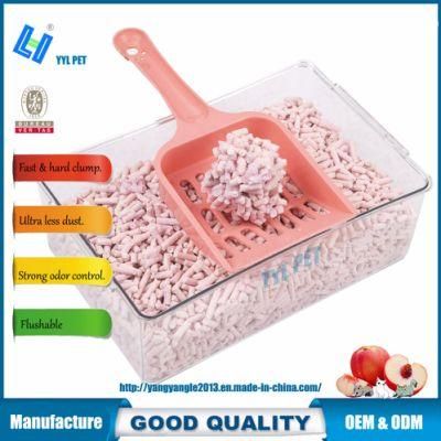 Toilet Flushable Quality Peach Tofu Cat Litter