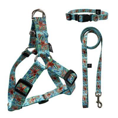 High Quality Low Price Custom Logo Reflective Dog Harness Nylon Pets Puppy Lead Leash Dog Harness