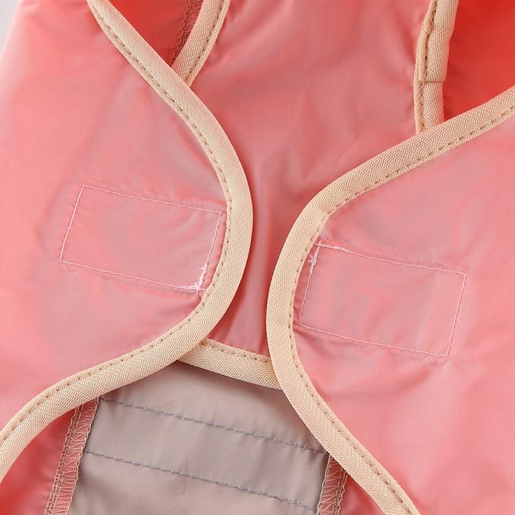 Manufactured Classic Puppy Pet Raincoat for All Seasons PU Pet Raincoat Waterproof Clothes Pet Dog Rain Coat