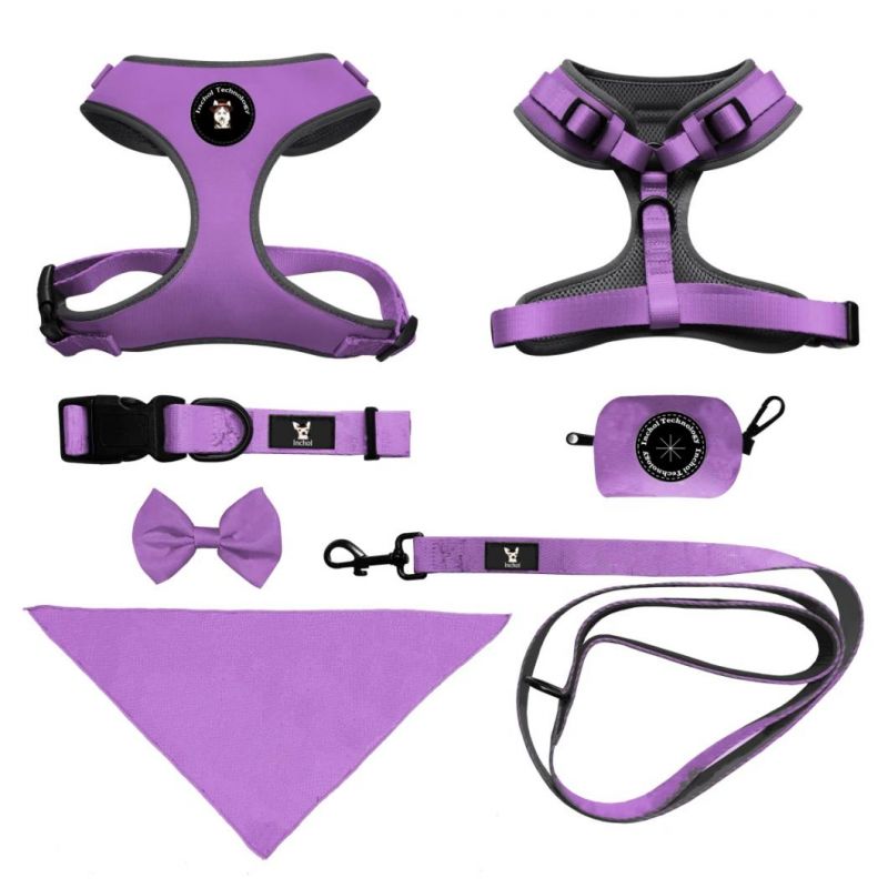 Adjustable Soft-Padded Dog Harness Sets Small Dogs to Large Dogs