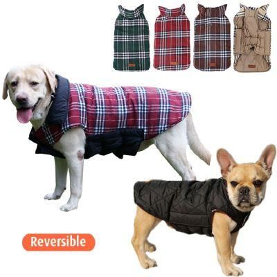 Reversible Wear Pet Warm Jacket Windproof