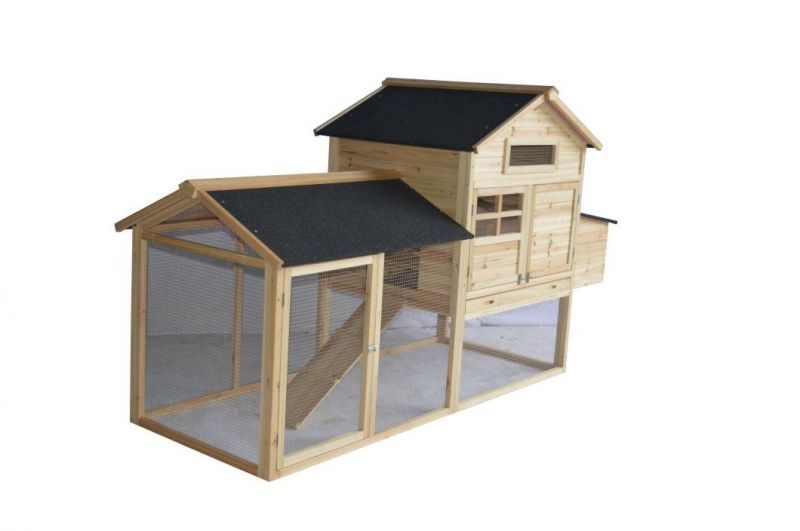 Clear Lacquer Wooden Chicken Coop Chicken House Chicken Cage