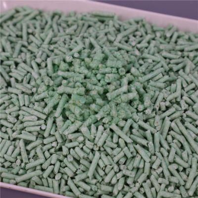 Manufacturers Pet Supply Food-Grade Safe Plant-Derived Green Tea Banded Tofu Cat Litter