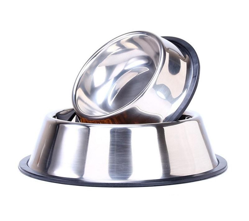 Pet Dry Food Bowls Drinking Water Dog Dish Feeder Food Bowl