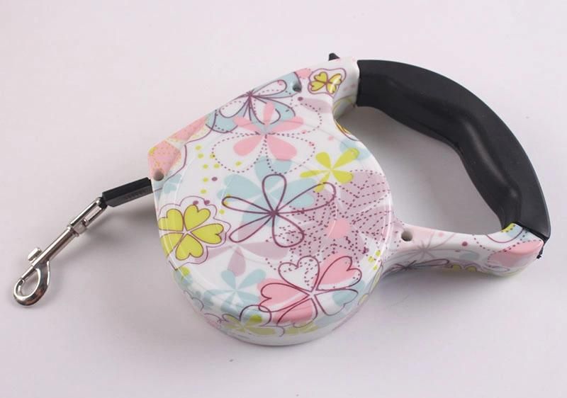 Personalised Retractable Ribbon Pet Training Dog Leash Retractable