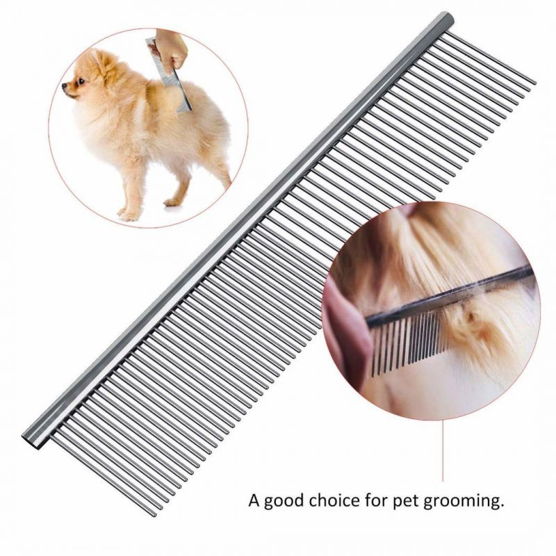 Pet Stainless Steel Grooming Dog Cat Comb Tool