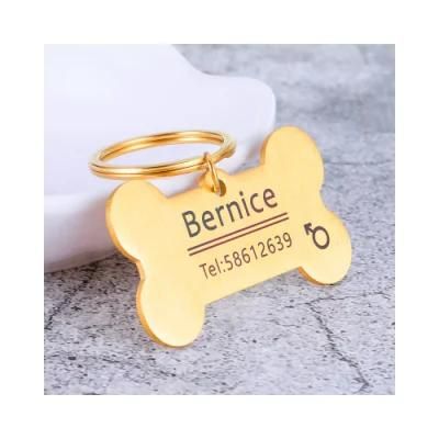 Funny Dog Tag Engraved Tag Personalized Puppy Pet ID Collar Tag for Dogs Cats Kitten Pets New Puppy