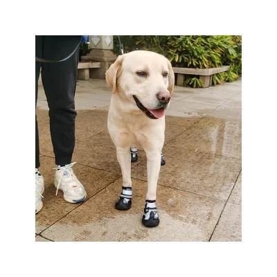 Luxury Designer Custom Anti-Slip Reflective Waterproof Winter Protect Feet Safety Pet Dog Shoes