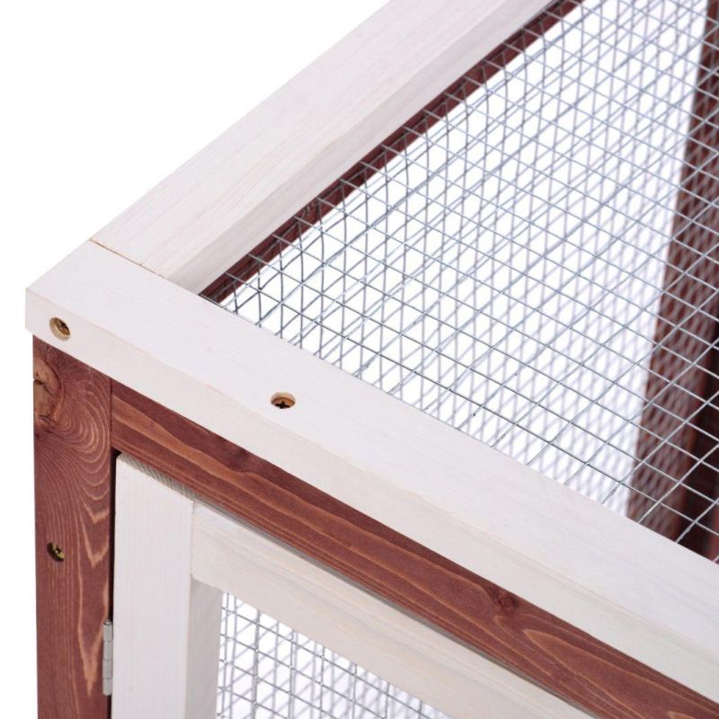 Wooden Bird Kennel Warm Outdoor Indoor Wooden Bird Cage Bird Kennel Bird House Pet Villa